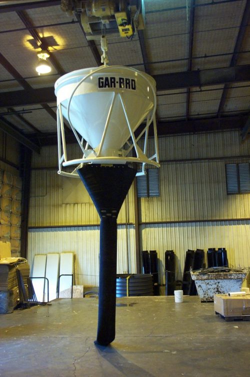 OPTIONAL SIDE CHUTES FOR BUCKETS GarBro Concrete Equipment